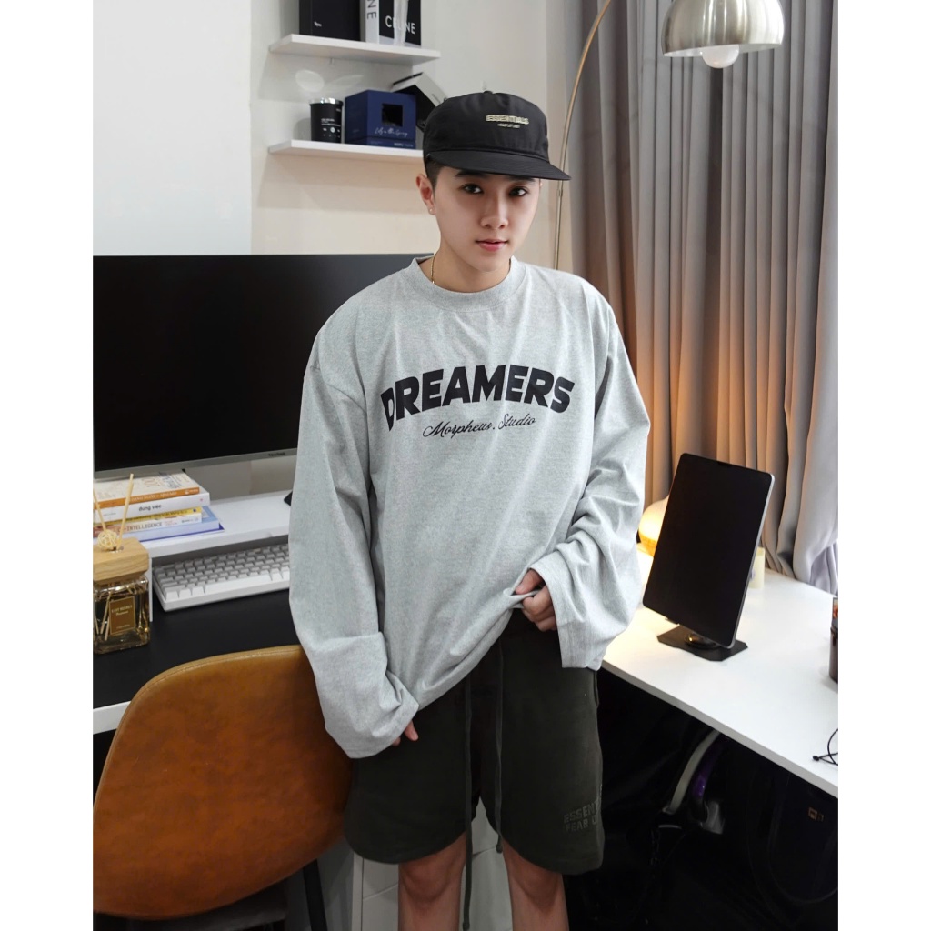 Áo thun tay dài Local Brand Morpheus, Boxy LONGSLEEVE cotton, 260gsm, Áo thun tay dài form rộng Unisex | BigBuy360 - bigbuy360.vn