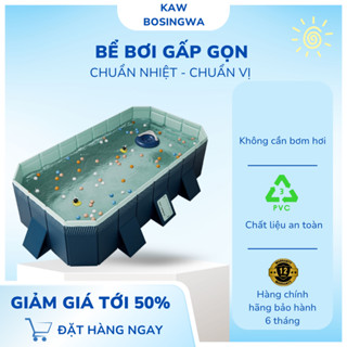 Bể Bơi Gấp Gọn Tự Động Chính Hãng, Kích Thước Vừa, Dễ Dàng Sử Dụng, Không Cần Bơm Điện