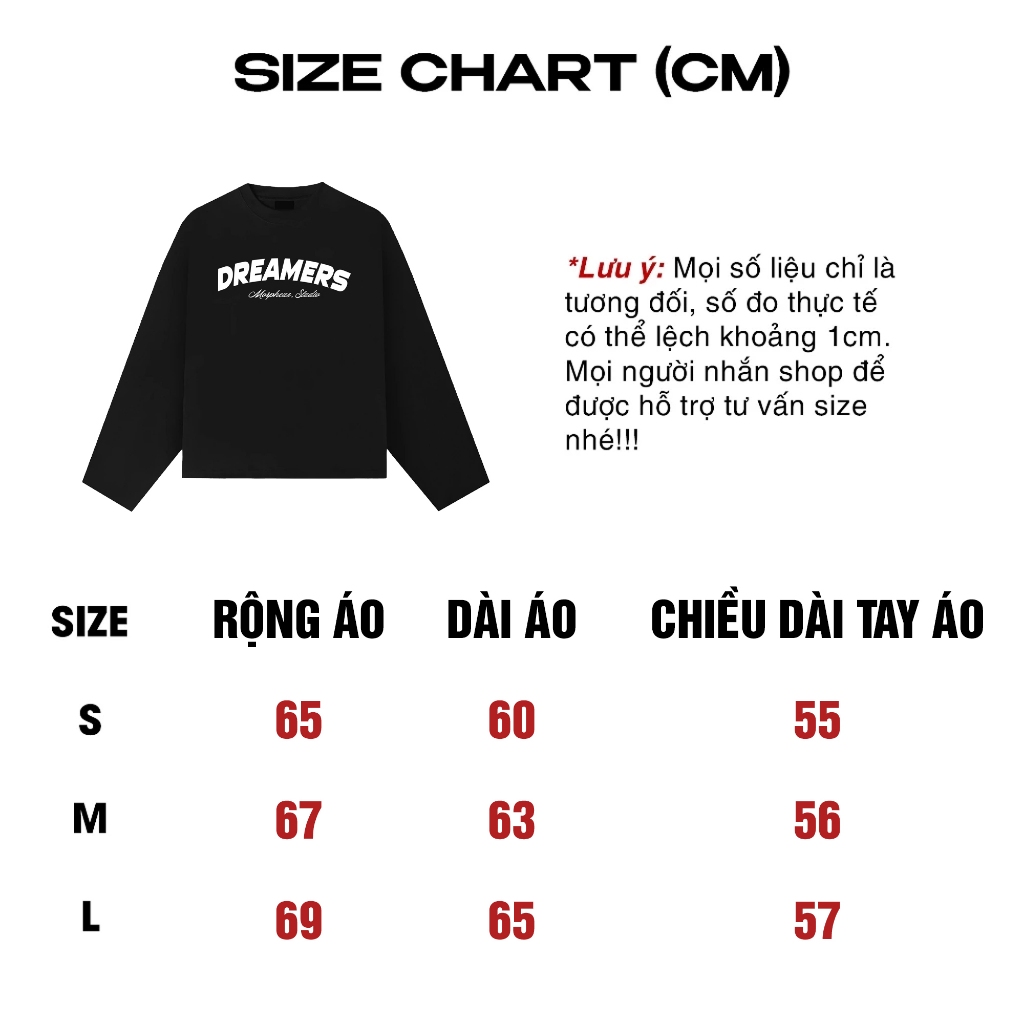 Áo thun tay dài Local Brand Morpheus, Boxy LONGSLEEVE cotton, 260gsm, Áo thun tay dài form rộng Unisex | BigBuy360 - bigbuy360.vn