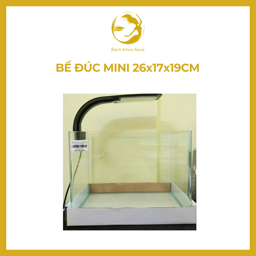 Bể đúc mini 26x17x19cm - Bể đúc mini đặt bàn làm việc, bàn khách