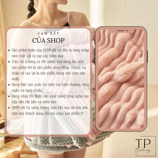 Chăn lông thỏ cao cấp hàng nhập, chăn thu đông đẹp đầy đủ màu sắc