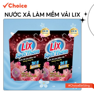   CHOICE  NƯỚC XẢ LÀM MỀM VẢI LIX 17802 SẠCH THƠM HƯƠNG NẮNG TINH KHÔI 2,2L 