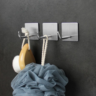  Móc Dán Tường Inox 304 Chịu Lực  6kg  - Móc Treo Đồ Đa Năng Treo Quần Áo Dùng Trong Nhà Tắm Bếp 