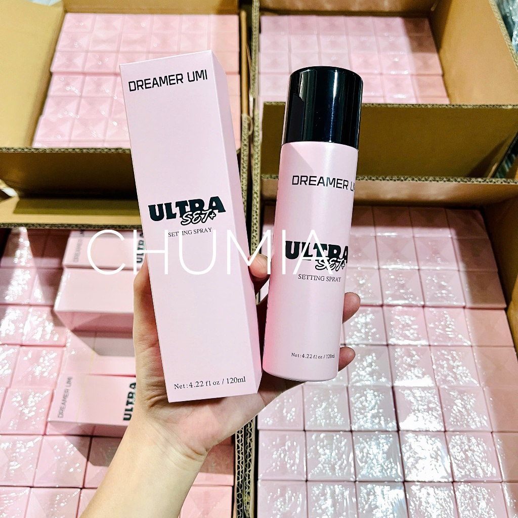 Xịt khoá nền DREAMER UMI ULTRA SET+ Setting Spray - Dung Chu Chumia