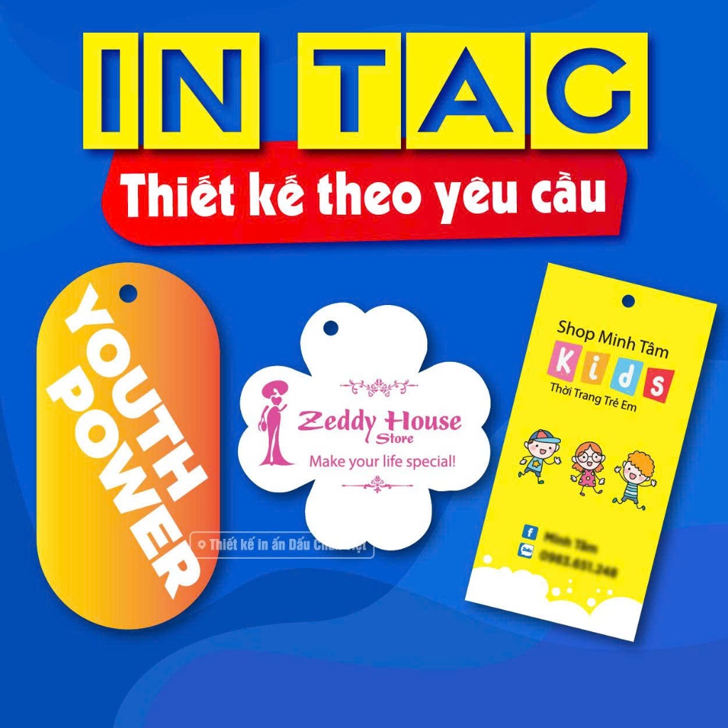 In Tag Treo Quần Áo, Combo 1000 Cái Tag Giấy Đục Lỗ Sẵn, Tag Treo Thời Trang Giấy C300 Incucnhanh