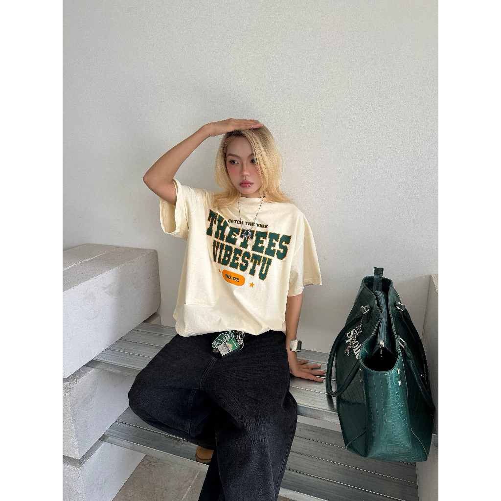 Áo Thun Local Brand VIBESTU " Thetees " Form Big Boxy Unisex 250Gsm Cotton | BigBuy360 - bigbuy360.vn