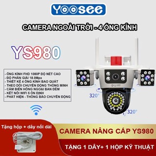 Camera Wifi Yoosee Máy Bay 980, Đàm Thoại 2 Chiều, Độ Phân Giải 18.0Mpx, Ban Đêm Có Màu...