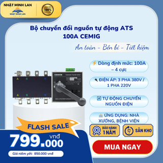 Bộ chuyển đổi nguồn tự động ATS 100A CEMIG