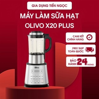  Máy Làm Sữa Hạt OLIVO X20 PLUS 1.75L – Có Tới 3 Chức Năng Nấu Sữa Tạm Dừng Thông Minh - Nấu Sữa Nấu Cháo 