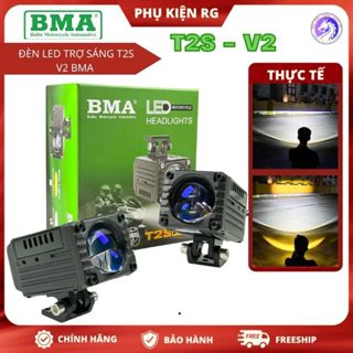 Đèn T2S V2 BMA Đèn Trợ Sáng T2S V2 2025 Công Suất 60W Ánh Sáng Sắc Nét Có Chống Nước IP68 - BH 12T 