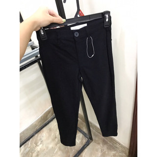 Quần Tregging Bé Gái Co Dãn Đen GÊ(size 11-12y/35-38kg)