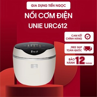  Nồi cơm điện tử UNIE URC612 lòng nồi inox 304 dạng niêu dung tích 1,2L,công suất 500W BH 12 tháng 