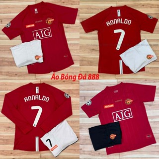 Bộ Quần Áo Bóng Đá CLB Manchester United Sân Nhà 2008 - Vải Thái Cao Cấp