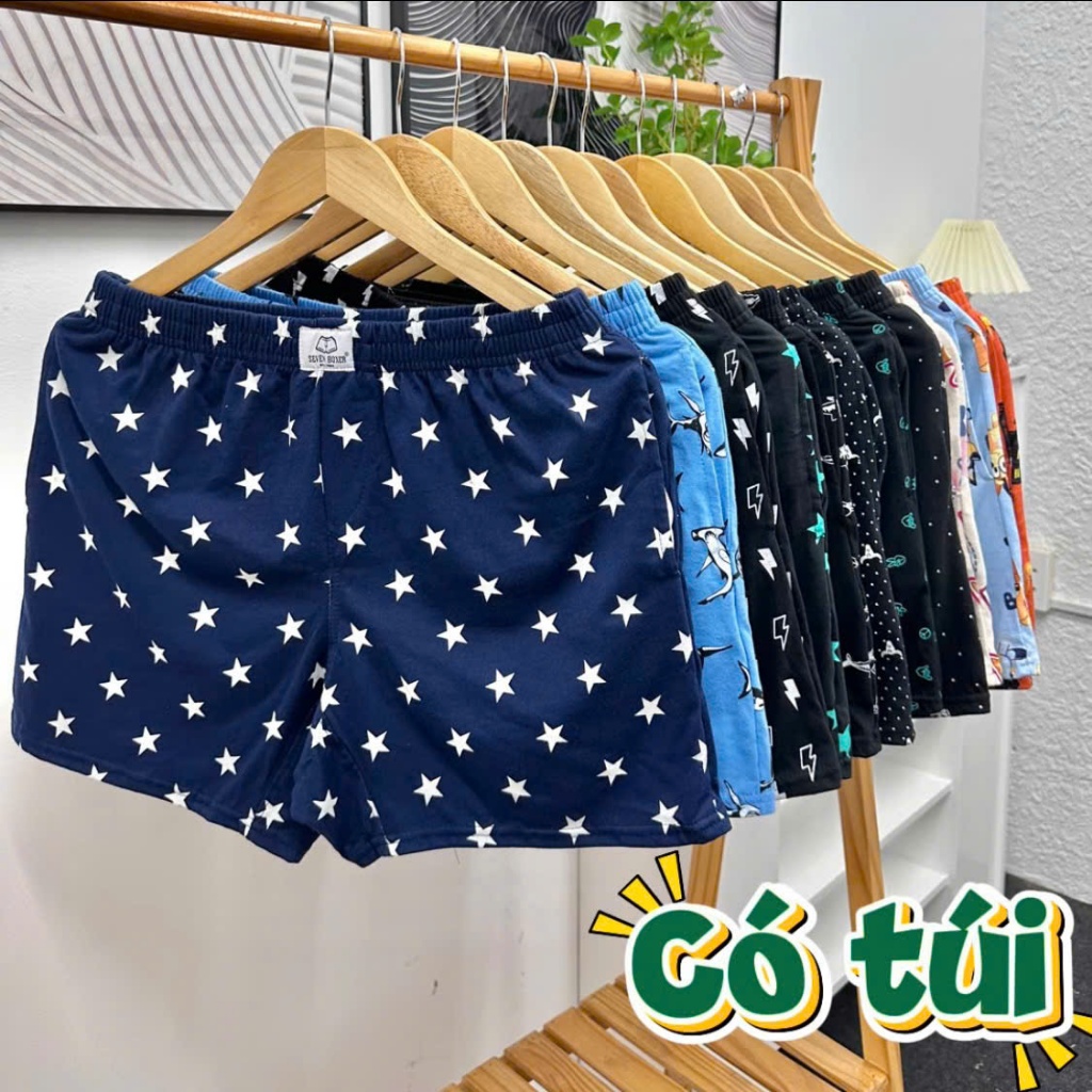 Quần đùi nam chất thun cotton