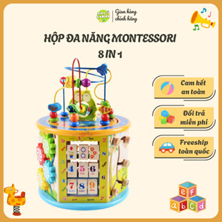 Đồ Chơi Hộp Gỗ Đa Năng Ahihi - Đồ Chơi Phát Triển Toàn Diện - Đồ Chơi Dành Cho Bé Yêu