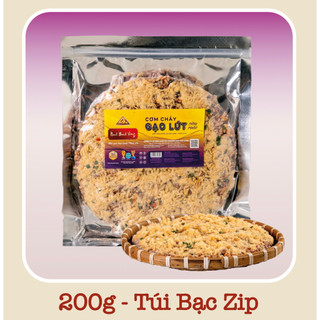  Cơm cháy GẠO LỨT SIÊU RUỐC  chà bông khô gà  200g TÚI BẠC ăn vặt mặn Đại Long Foods 