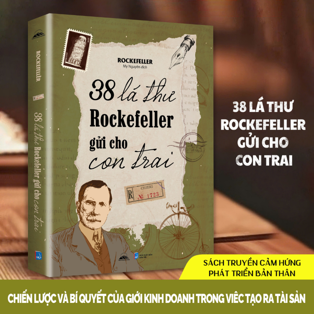 Sách - 38 Lá Thư Rockefeller Gửi Cho Con Trai - NXB Dân Trí