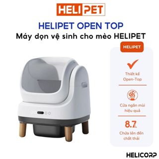 [Maine Coon, Mèo Lớn] Máy Dọn Phân Mèo, Cát Mèo, Nhà Vệ Sinh Cho Mèo Tự Động HELIPET OPEN TOP