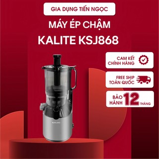  Máy ép chậm Kalite KSJ868 ống tiếp nguyên liệu lớn 130mm ép nguyên trái công suất 250W 
