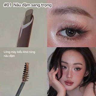 PinkPunk Bút Kẻ Chân Mày&Gel Tạo Kiểu Đa Năng 2 in 1 Không Lem Dễ Dùng Cho Người Mới (280mg + 1.5g)