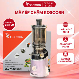 Koscorn Máy Ép Chậm Cổ Rộng KC006 250W Công Suất Mạnh Tiện Lợi Giữ Vitamin Dễ Vệ Sinh
