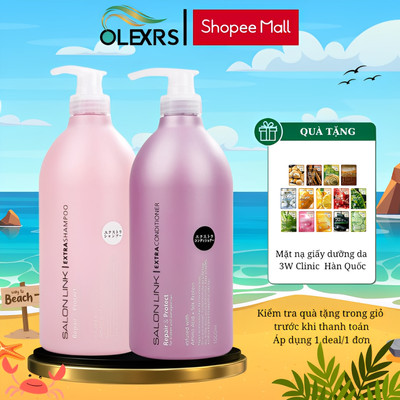 Cặp Gội Xả Kumano Salon Link Extra Nhật Bản 1000ml Giúp Nuôi Dưỡng Tóc Mềm Mượt