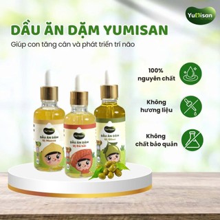  Dầu ăn dặm nguyên chất YUMISAN cho bé từ 6 tháng hỗ trợ tăng chiều cao và phát triển trí não Luvamo 