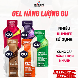 Gel Bổ Sung Năng Lượng Gu Energy Nhiều Hương Vị Cho Chạy Bộ Chạy Trail 32g - Minori