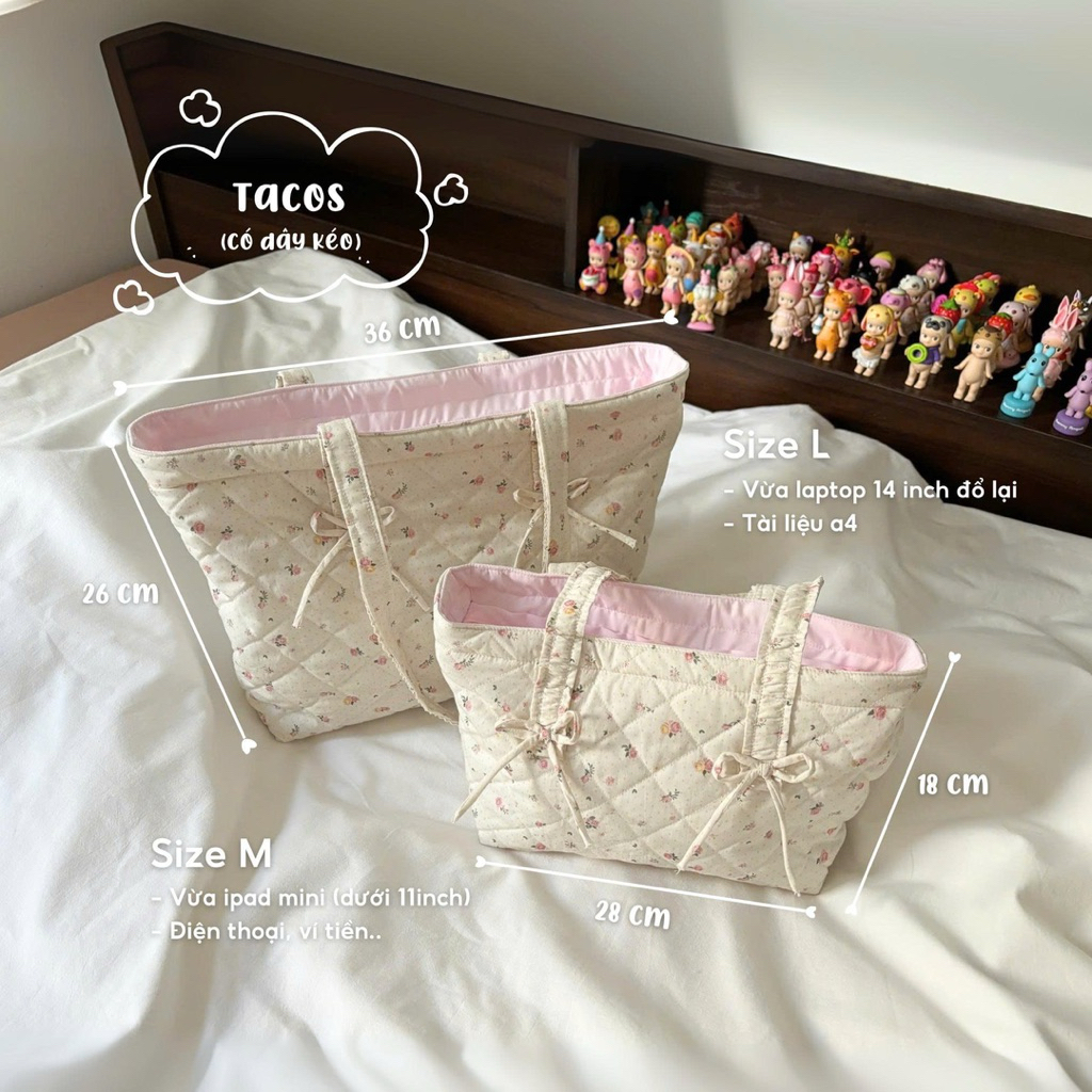 Tacos bag - túi tote dây nhúng - ICHI.SG