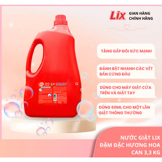 Nước giặt Lix Đậm đặc 3.3kg