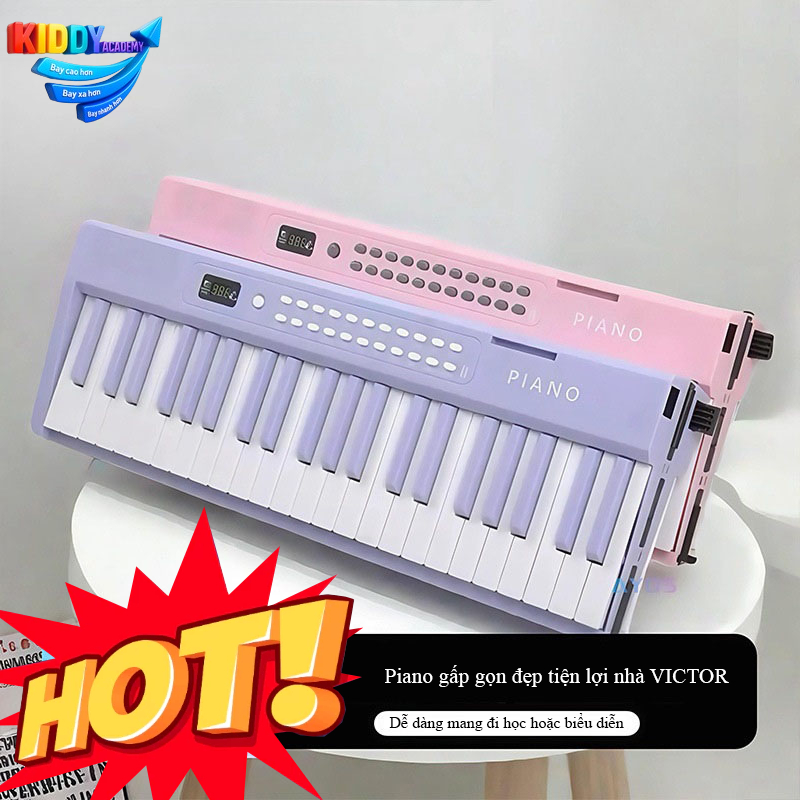  Đàn Piano Điện Gấp 88 Phím Đa Chức Năng  Kết Nối Bluetooth Không Dây Chất Lượng Bền Bỉ 