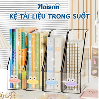  Kệ Đựng Tài Liệu A4 Trong Suốt Để Bàn Khay Để Sách Báo Hồ Sơ Kệ Đựng Tạp Chí Văn Phòng Gọn Gàng 
