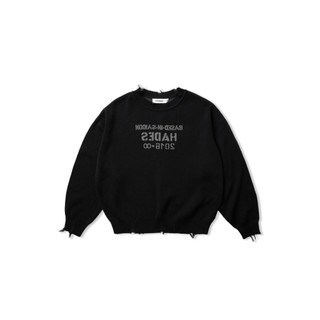  HADES Monolith Knit - BLACK - HADES Brand chính hãng Áo sweater dài tay knit màu đen 