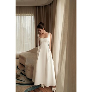 Đầm dáng dài thắt dây kiểu COCOBEBE LYRA DRESS