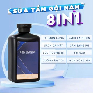 Sữa tắm gội nam King Monster hương nước hoa cao cấp 350ml