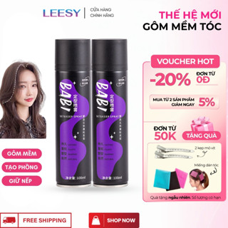 Gôm Xịt Tạo Phồng Giữ Nếp Tóc BABI Cao Cấp, Xịt Phồng Tóc Tạo Kiểu Giữ Nếp Không Bết Dính - 100ml