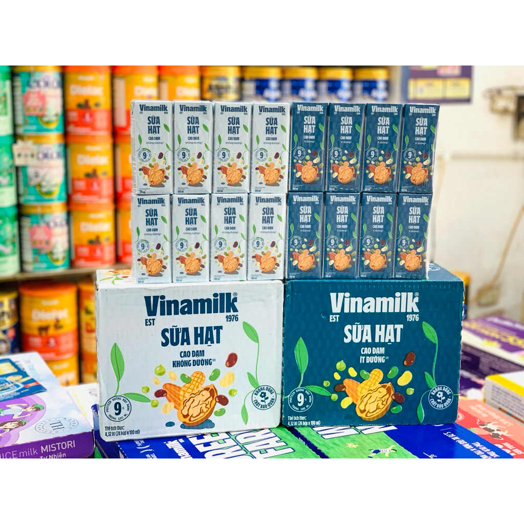 Sữa hạt Cao Đạm Vinamilk 180ml