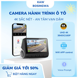 Camera hành trình ô tô chính hãng, khung hình 3840x2160 cực nét, hỗ trợ thẻ nhớ dung lượng cao