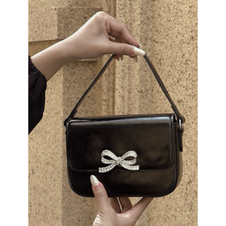  Túi xách nữ Túi xách nơ đính đá Túi xách tiểu thư đi chơi đi tiệc sang trọng chất da cao cấp - Her & Hers 