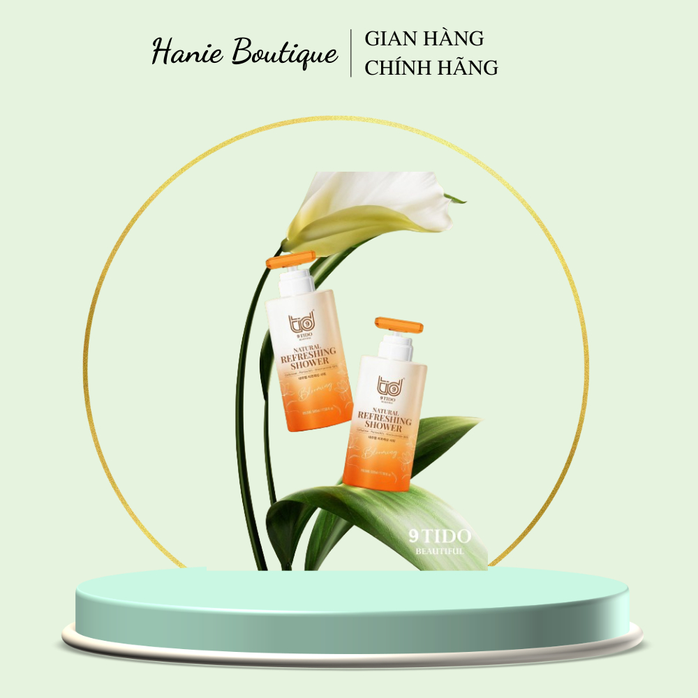 (HÀNG MỚI VỀ) - (Chính hãng 9TIDO BEAUTIFUL) Sữa tắm Natural Refreshing Shower 500ml
