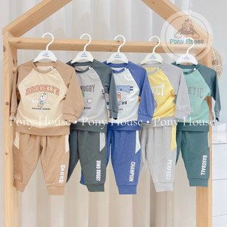  Bộ Quần Áo Dài Tay Dokma Cài Vai Chất Cotton Mềm Mại Cho Bé Trai Thu Đông 