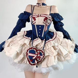  582 - Đầm Corset Công Chúa Tay Dài Xoè Bông Cao Cấp 