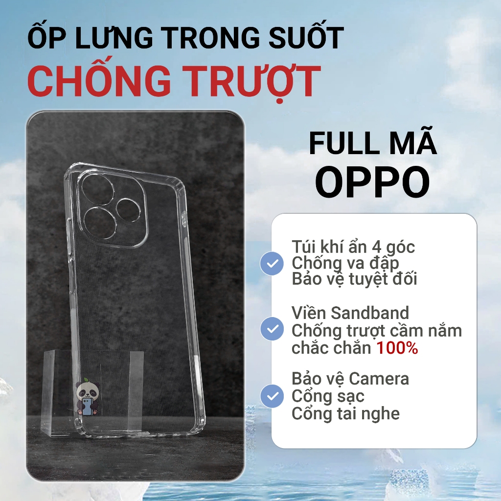 Ốp lưng Oppo Reno 14, A5x, Find X8, A3x A15,A54,A57,A5S,F9,A3S,A55,A53,A12,Reno5,A58,A31,F11,A16k,A1