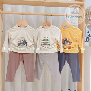 Bộ Quần Áo Dài Tay Uala Rogo Chất Petit Siêu Mềm Mại Cho Bé Trai Bé Gái Thu Đông