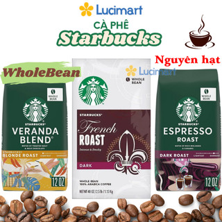  Cà phê nguyên hạt Starbucks 100% Arabica Coffee  Hàng Mỹ  