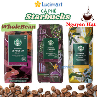Cà phê nguyên hạt Starbucks 100% Arabica Coffee Whole Bean [Hàng Mỹ]