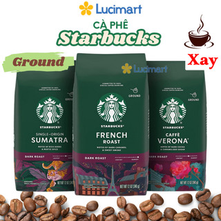  Cà phê Starbucks rang xay sẵn 100% Arabica  Hàng Mỹ  