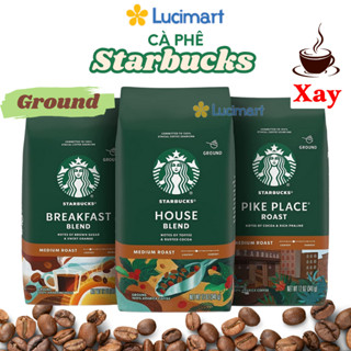 Cà phê Starbucks rang xay sẵn 100% Arabica Starbucks Ground Coffee [Hàng Mỹ]