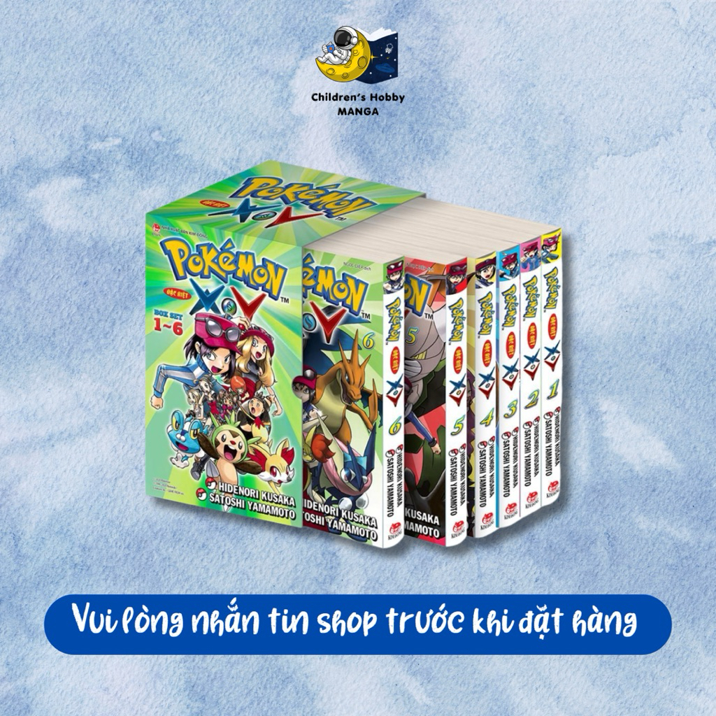 Truyện Tranh - Boxset Pokemon Đặc Biệt XY Trọn Bộ 6 Tập - NXB Kim Đồng