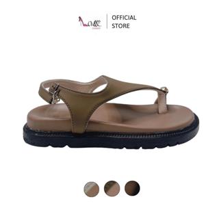  LOVIIECORNER - SANDAL NỮ MŨI TRÒN XỎ NGÓN  - GIÀY QUAI MẢNH KẸP PHONG CÁCH THỜI TRANG NỮ GẮN TAG ĐẾ BẰNG 3 PHÂN SS241008 